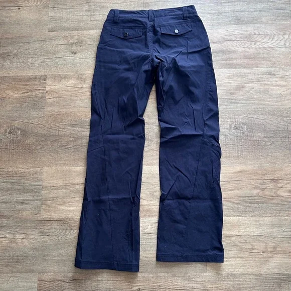 Athleta Dipper Utility Navy Blue Hiking Pants Womens Sz 4 Stretch Outdoor Cargo‎ - Picture 2 of 7